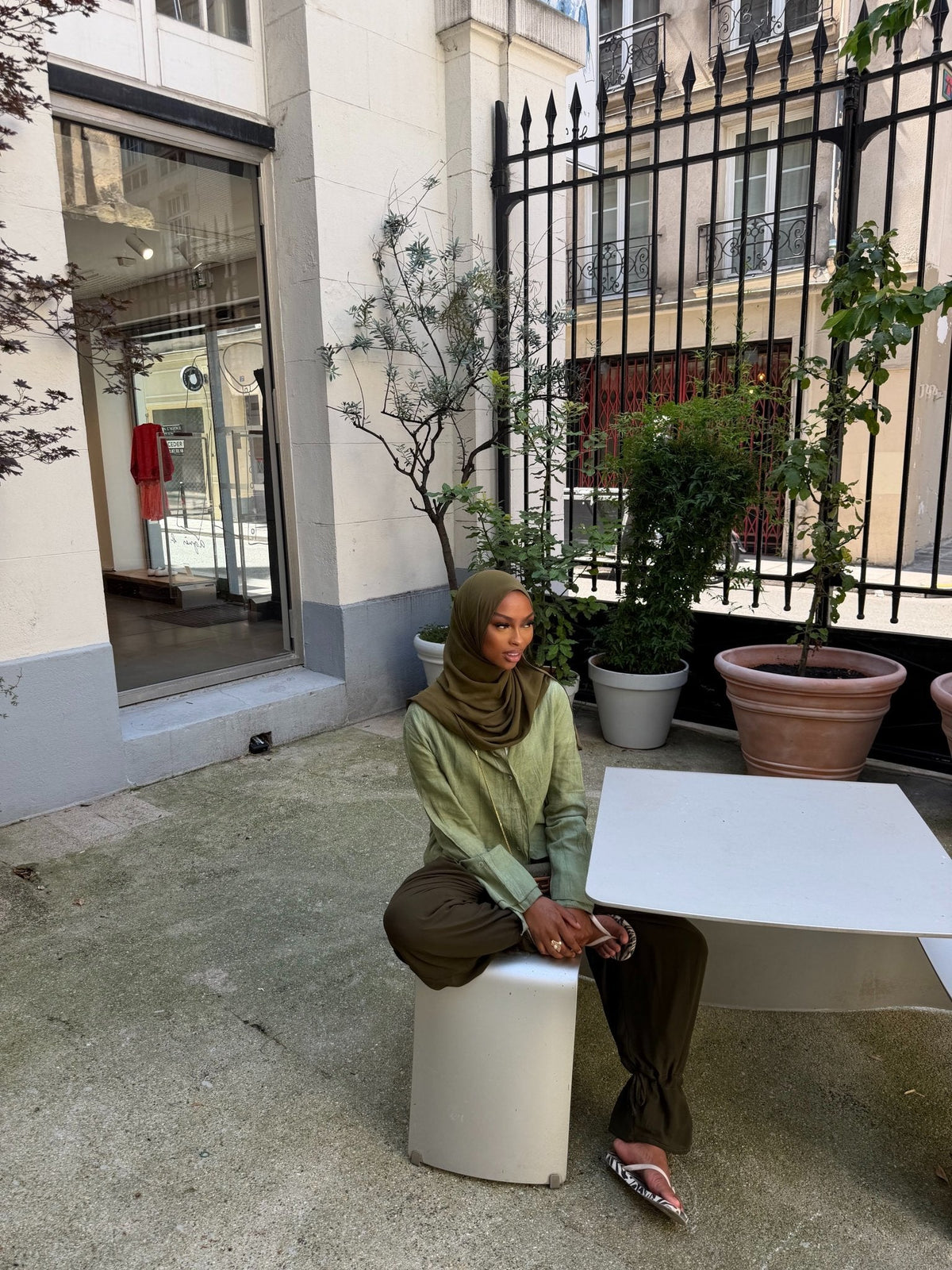 Chemise Augustine - Kaki