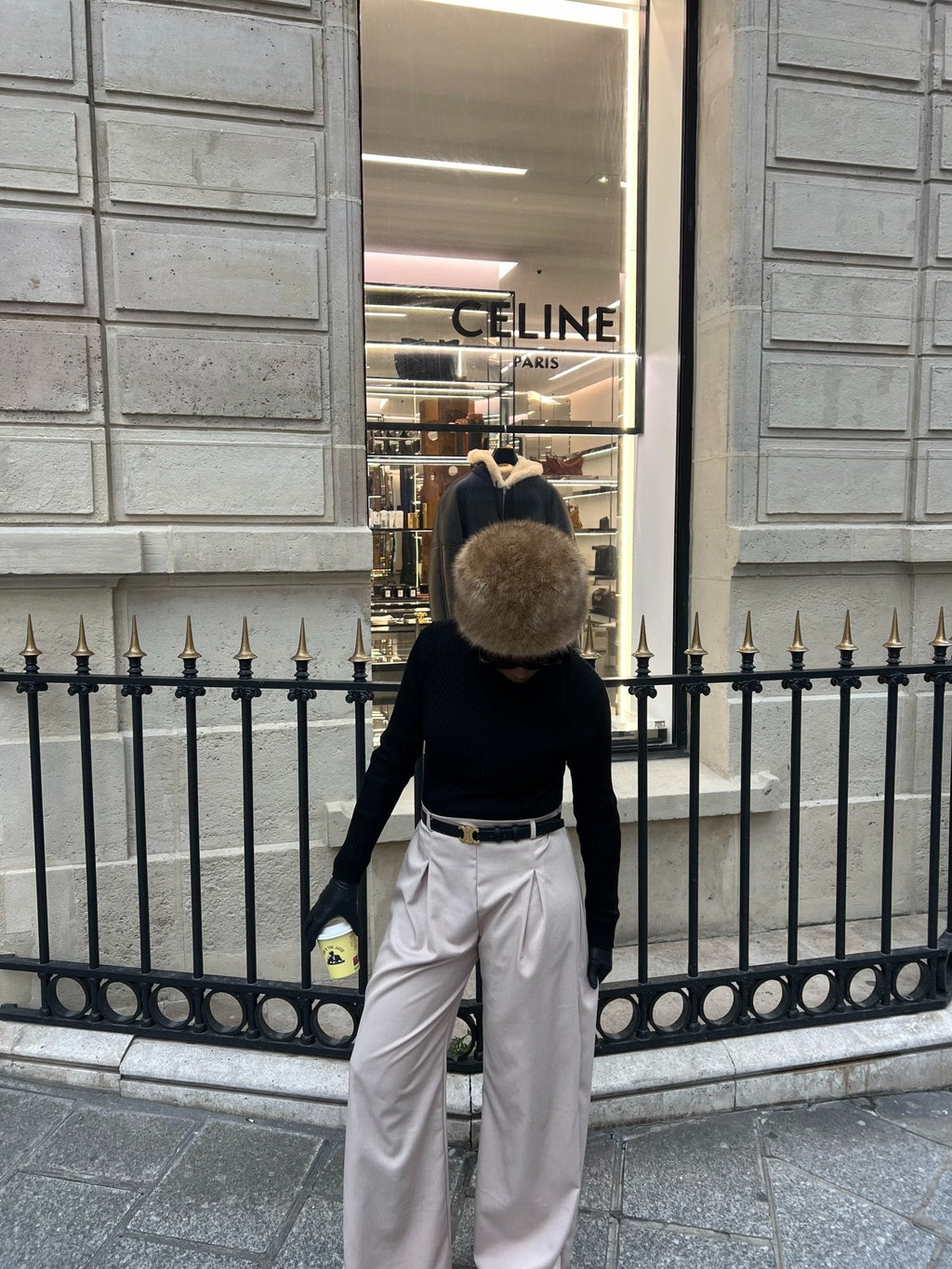 Pantalon Pince Beige