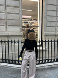 Pantalon Pince Beige